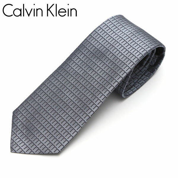 カルバン クライン ネクタイ ネクタイ Calvin Klein カルバンクライン メンズ 小柄/ナロータイ サイズ剣幅7cm eck17s018 5266R-6 グレー