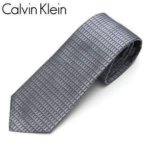 ネクタイ Calvin Klein カルバンクライン メンズ 小柄/ナロータイ サイズ剣幅7cm eck17s018 5266R-6 グレー
