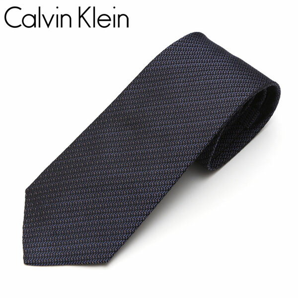 カルバン・クライン ネクタイ ネクタイ Calvin Klein カルバンクライン メンズ 小柄/ナロータイ サイズ剣幅7cm eck17s020 5267R-3 ネイビー