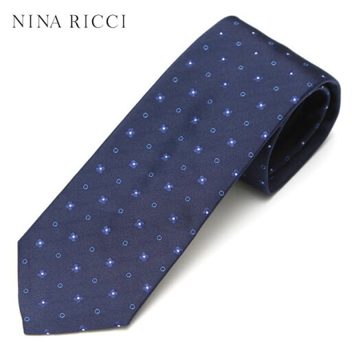 NINA RICCI ニナ リッチ メンズ 小花柄シルクネクタイ サイズ剣幅7.5cm enr17s014 M8676-2 (005-1) ネイビー NINA RICCI ニナ リッチ メンズ 小花柄シルクネクタイ サイズ剣幅7.5cm enr17s014 M8676-2 (005-1) ネイビー