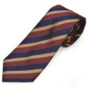 dunhill ダンヒル ネクタイ ストライプ柄シルクネクタイ(サイズ剣幅8cm)edh24s003 DU24RPTW1GD-059 BORDEAUX ボルドー