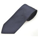 Zegna ゼニア ネクタイ メンズ スクエア柄シルクネクタイ(サイズ剣幅8cm)eez24s007 Z7D02TA7-BL1 NAVY