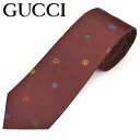 ネクタイ GUCCI グッチ メンズ ハチ ハート 花 GGモチーフ柄 シルク ナロータイ(サイズ剣幅7cm)egc20w008 624090 4E002-6200 BORDEAUX ボルドー