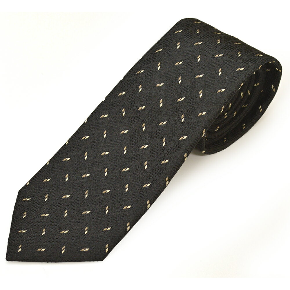 Rakuten - EMPORIO ARMANI エンポリオアルマーニ ネクタイ メンズ ドット柄シルクネクタイ(サイズ剣幅7.5cm)eea24s006 4R625-00020 BLACK ブラック