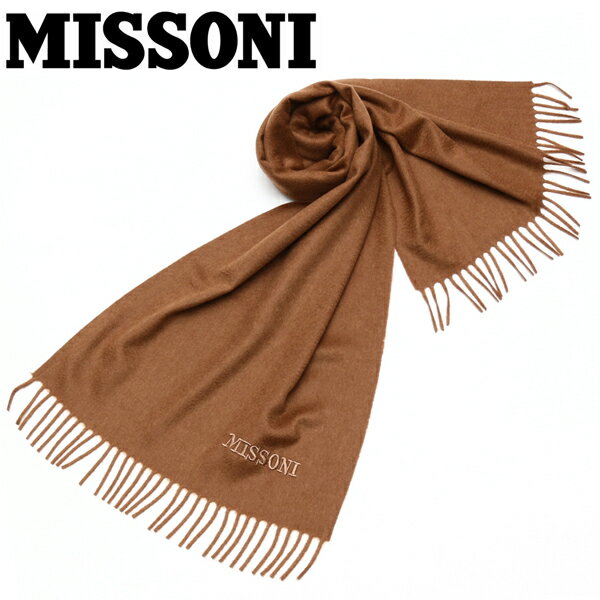 マフラー MISSONI ミッソーニ レディース カシミヤストール サイズ180cm×37cm emn17w114 6345-8：8 BROWN