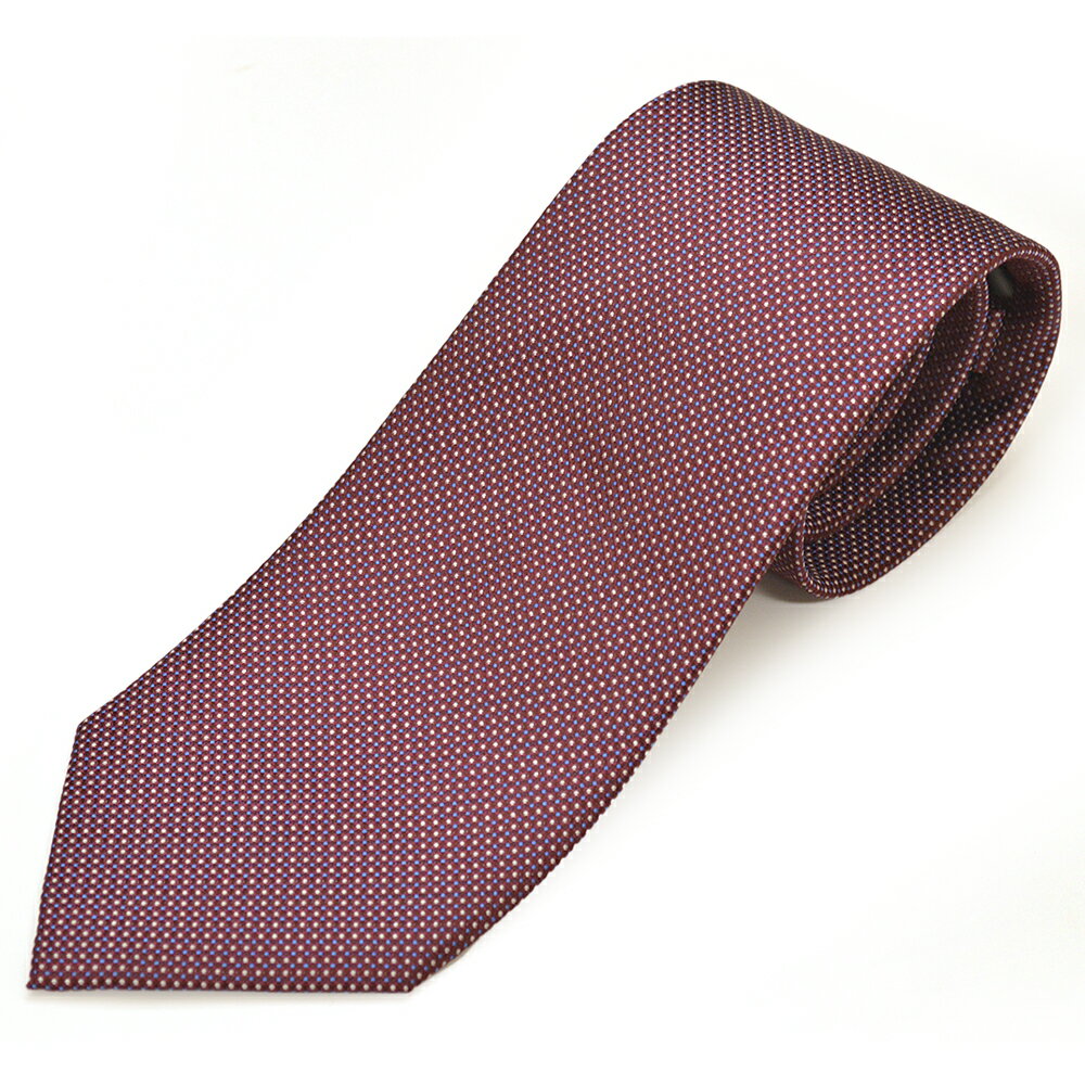 pierre cardin ピエール カルダン 2024SS春夏新作 ドット柄シルクネクタイ(サイズ剣幅8cm)epc24s014 2R50087-3 BORDEAUX ボルドー