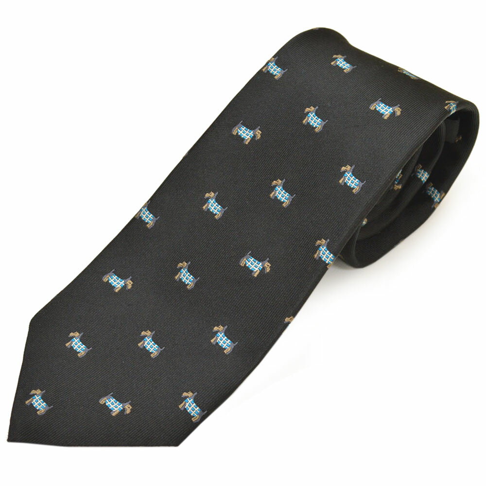 Rakuten - ネクタイ ポールスミス メンズ Paul Smith 犬 イヌ ドッグモーチフシルクネクタイ(サイズ剣幅8cm)eps21s015 FLU6-79 BLACK ブラック