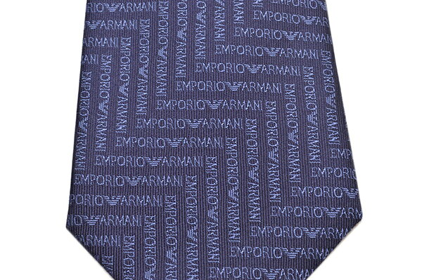 EMPORIO ARMANI エンポリオアルマーニ ネクタイ メンズ ブランドロゴ柄シルクネク...
