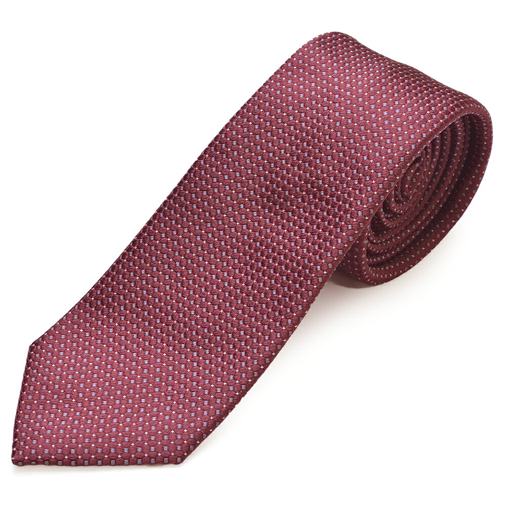 Rakuten - EMPORIO ARMANI エンポリオアルマーニ ネクタイ メンズ ドット柄シルクネクタイ(サイズ剣幅8.5cm)eea24w013 4F646-00076 GARNET RED