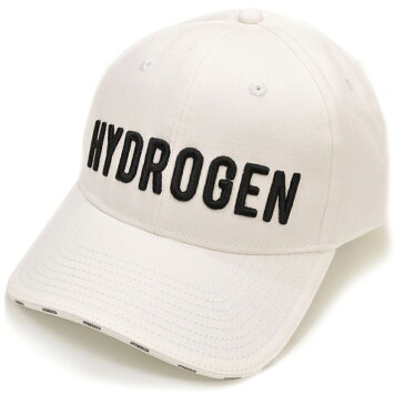 HYDROGEN ハイドロゲン キャップ 2022年SS春夏新作 メンズ ベースボールキャップ/帽子 ロゴ ehd22s005 225920 001 WHITE ホワイト