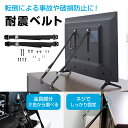 【現役防災士監修】耐震ベルト 2本セット テレビ 固定 器具 壁 棚 家具 地震 地震対策 転倒防止 地震対策 タンス 食器棚 ストッパー転倒防止グッズ 転倒防止金具 ベルト 耐震グッズ テレビ転倒防止ベルト 固定器具 安全