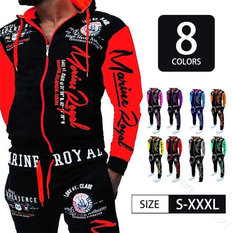 【楽天スーパーSALE】スポーツウェア メンズジャージセット ジャージ パーカーセットアップ 上下セット..