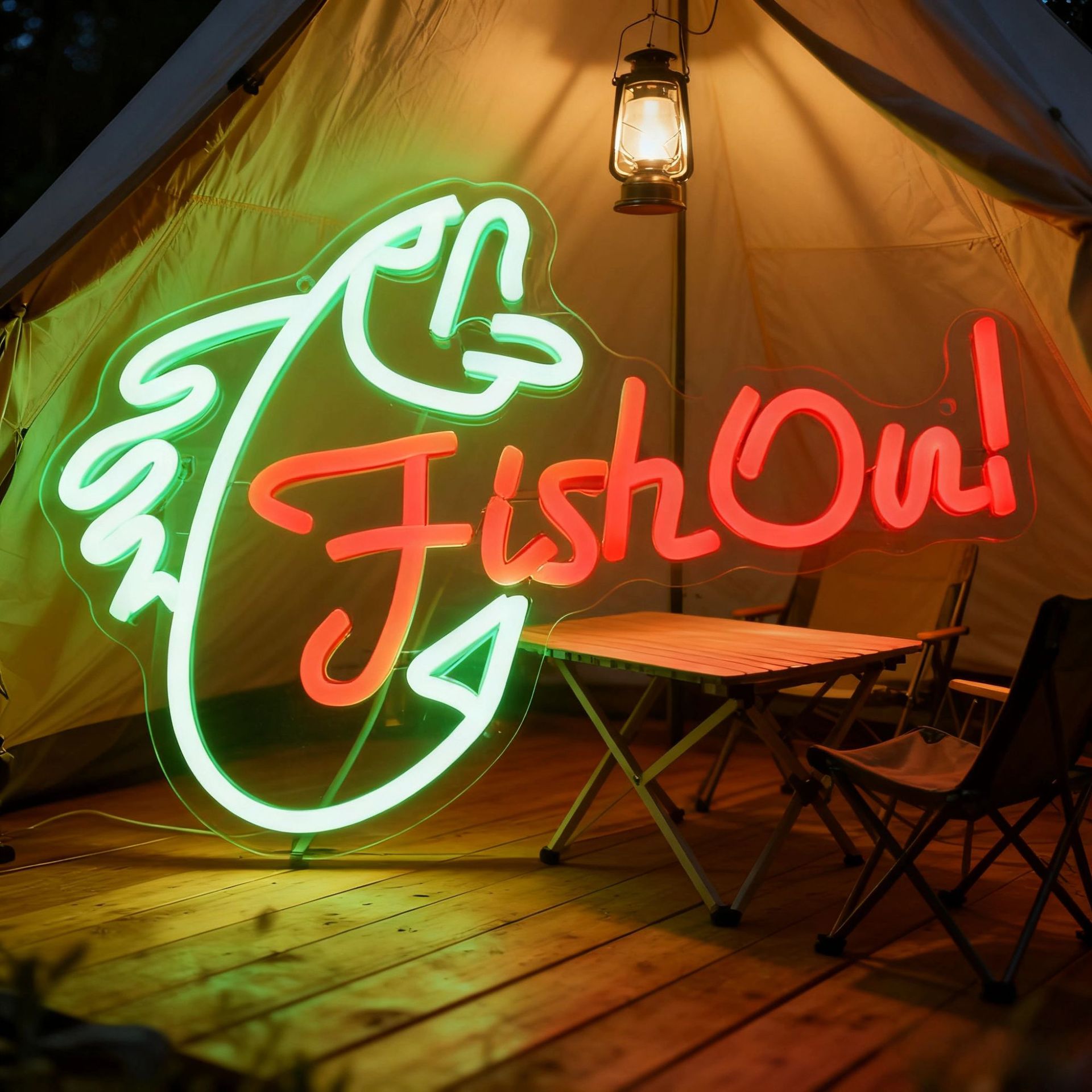 ネオンサイン FISH ON 魚ネオンライト 釣り具店LEDネオン 調光可能 魚屋アップ看板 寝室装飾 USB電源 プレゼント ライトアップサイン 舗装飾 ウォ...