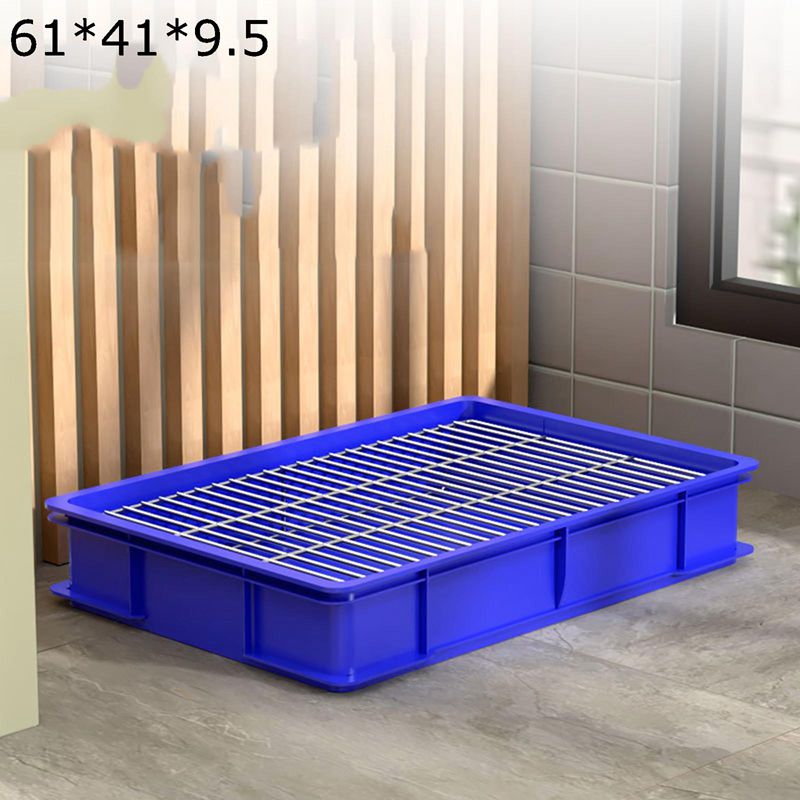 犬用トイレ ステンレス鋼メッシュ トレイボックス ペット用トイレ 足を乾燥させ 足を挟めません トイレトレー しつけるトレー 簡単に掃除 足と床を清潔に保つ おしっこパッドホルダー 室内 室外