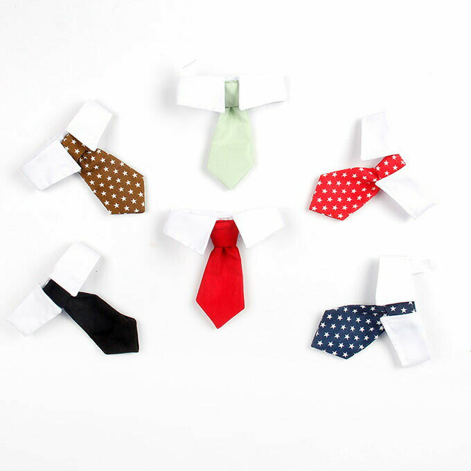 ネクタイ ペット用品 ペットグッズ チョーカー 犬 イヌ ドック 猫 ネコ 首輪 キャット 調節可 襟付 お..