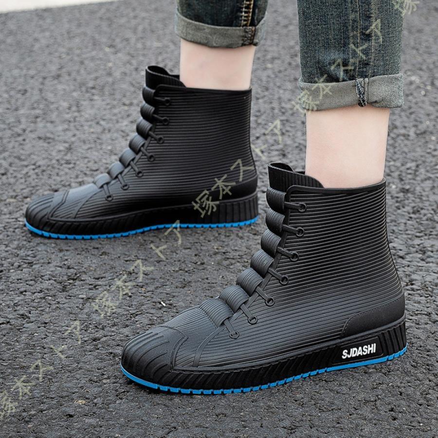 レインブーツ レインシューズ 防滑 長靴 防風 ブーツ 防水 レイン スノー シューズ ショート 男 軽量 靴 梅雨対策 大雨 釣り 防水シューズ レディース メンズ