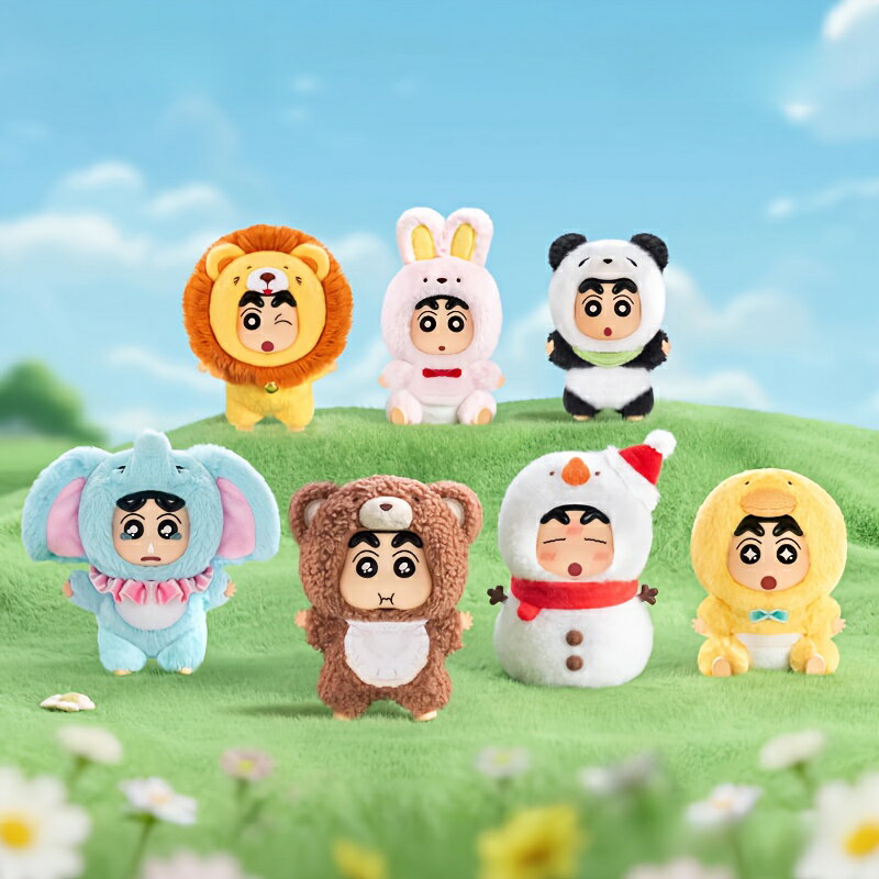  クレヨンシンちゃん 森の劇場シリーズ ブラインドボックス かわいいオーナメント 多様で楽しいデザイン、細部までこだわった、家の装飾に最適 誕生日やイースターのギフトにも最適