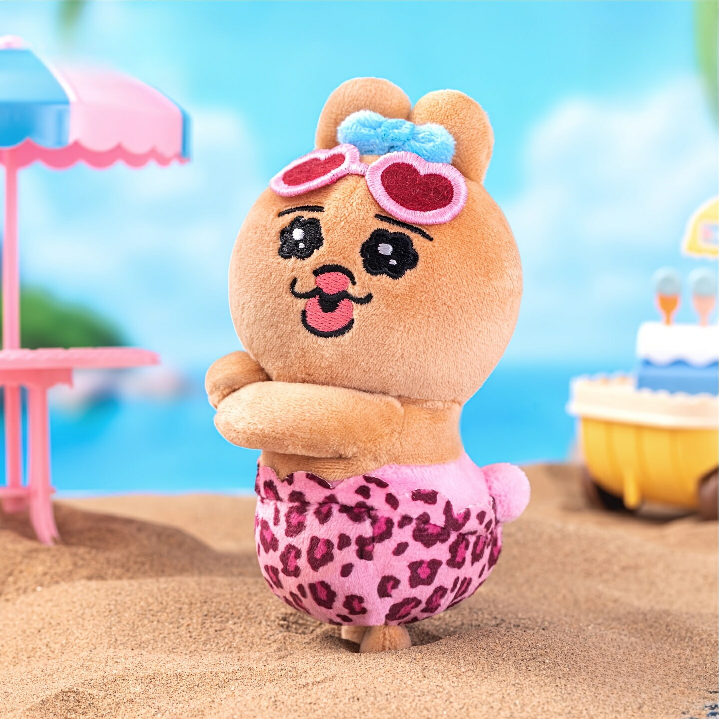 Rakuten - MINISO ランダム 1個 うさぎ - バニーライフシリーズ 吊り下げオーナメント 下着うさぎ 面白いミステリーボックス、キュートで楽しいデザイン、精巧な職人技、完璧なギフトの選択、誕生日プント