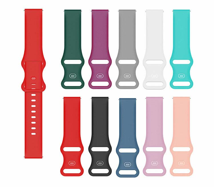 ヒビプラスのGarminVenu3ベルトバンドシリコン22mmガーミンヴェニュー3交換リストバンド/交換バンド/交換ベルトおすすめソフトバンド｜アングル2