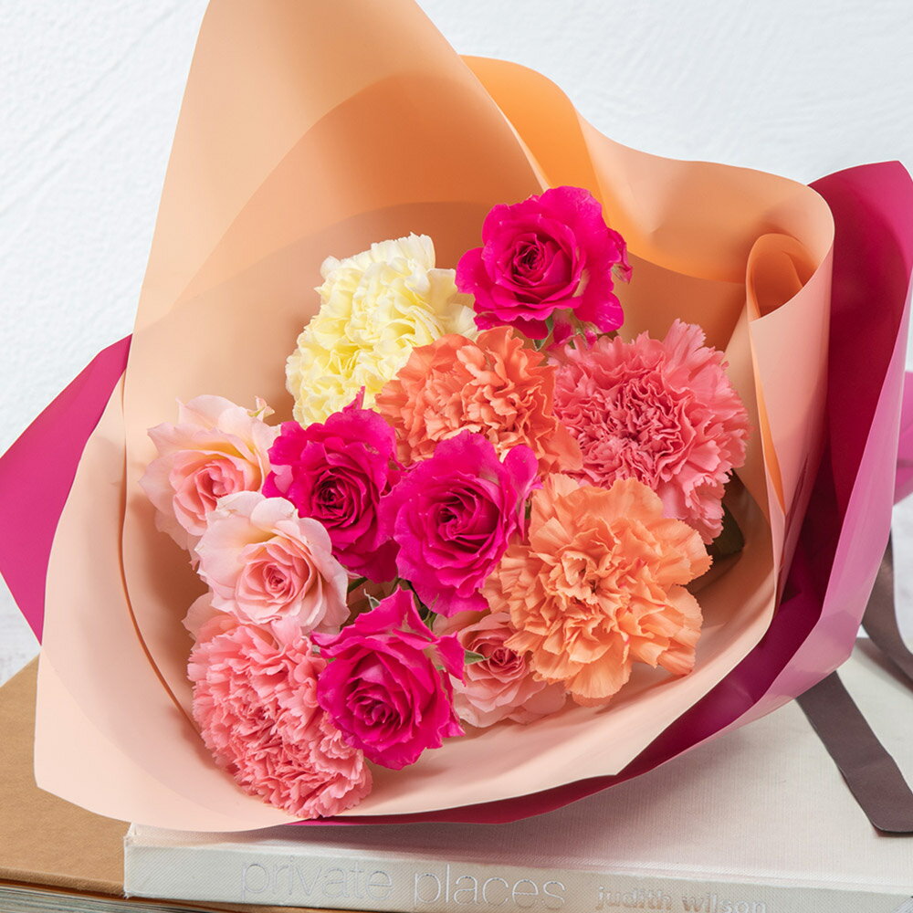 【10日店内一部商品250円OFFクーポン配布中】母の日 2023 花 ギフト プレゼント 旬の花　花束「グラティチュード」のサムネイル