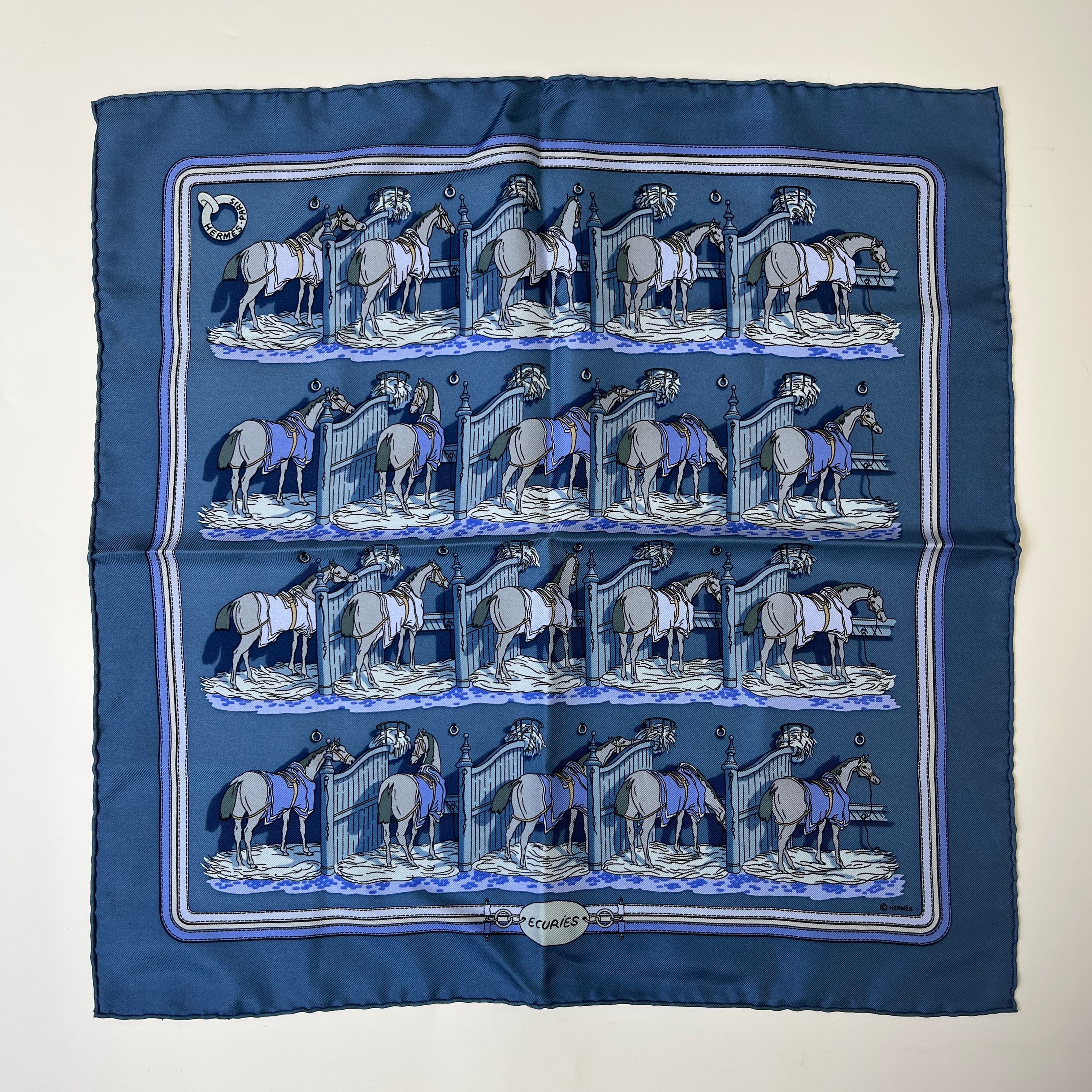 【中古】HERMES エルメス スカーフ シルク マルチカラー ヴィンテージ レディース【中古美品】HIBUOCHI..