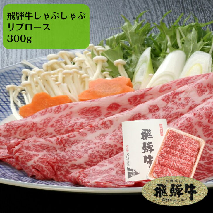 飛騨牛 しゃぶしゃぶ用 リブロース 300g 送料無料 飛騨牛ギフト ブランド牛 国産牛 お肉 牛肉 肉 霜降り A5 A4のサムネイル