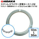 【送料無料】ケルヒャー 業務用高圧洗浄機互換 プロ仕様洗管ホース Easy!Lock対応 バルブ付 本体直結 1.2分ステンレス スズランノズル 配管洗浄 配管清掃(4)