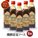 飛騨 清見ソース 5本セット パスカル清見 TVでも絶賛 中濃ソース 美味しい