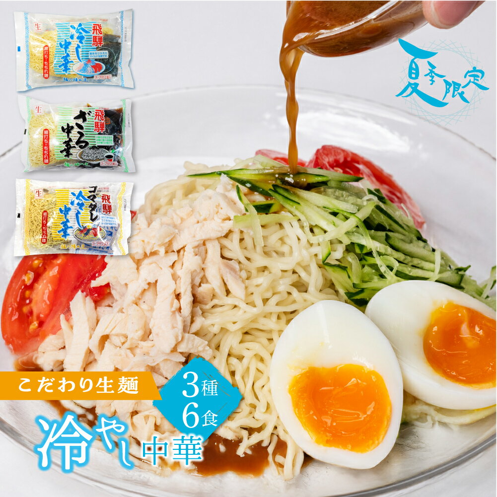 【訳あり！10%OFF】お中元 ギフト 冷やし中華 3種6食セット 夏ギフト 食べ比べ 詰め合わせ 冷やし中華 ざる中華 ごまだれ タレ・スープ付き お供え お盆 お取り寄せ 生麺 麺 醤油 ゴマダレ 常温 お取り寄せ ご当地グルメ 中華 麺の清水屋のサムネイル