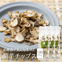 菊芋チップス 3袋 120g きくいも キクイモ 無添加 チップス 乾燥菊芋 味噌汁 具材 野菜 乾燥 乾物 簡単調理 おかず よしま農園 手づくり 無農薬 栽培 飛騨高山 国産 送料無料