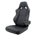 【特価販売中】RECARO SR-7F 後期モデル（2017〜）専用 スタイリッシュ シートカバー ブラック×レッドステッチ