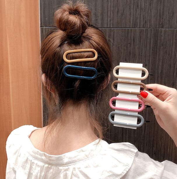 シンプルカラーループPPヘア　ヘア　ヘア　　パーティ　アップ　ヘアアレンジ シンプル　　 プチプラ 　ヘアアクセ　　※