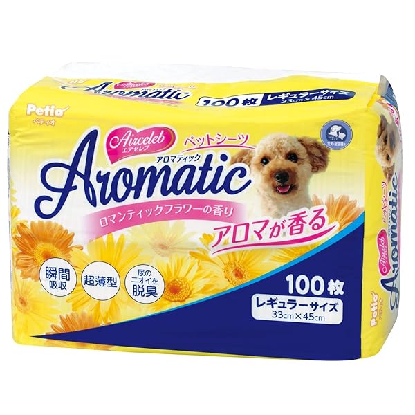 Rakuten - ペティオ (Petio) エアセレブ アロマティック ペットシーツ レギュラー 100枚入