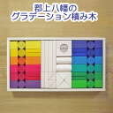 積み木 積み木 カラー 12色 郡上八幡のグラデーション積み木 60ピース 木のおもちゃ 野首木工所 nokubi 出産祝い 入園祝い 知育 木育 ギフト クリスマス プレゼント