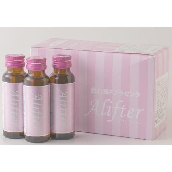 製品仕様 商品名 【送料無料】ラエンネック Alifter（アリフター）50ml×10本 [馬プラセンタ ドリンク]。相性抜群のナノ型乳酸菌+水素の素プレゼント！ 名称 プラセンタドリンク 商品区分 健康食品 生産国 日本製 内容量 50ml×10本 賞味期限 枠外側面に記載 保存方法 直射日光や高温・多湿を避けて涼しい所に保存し下さい。 原材料/商品内容 JBPプラセンタエキス(ウマ)、エリスリトール、フィッシュコラーゲンペプチド（ゼラチン由来）、エラスチン加水分解物、セラミド含有こんにゃく芋エキス、レスベラトロール含有ぶどう抽出物、トレハロース、ビタミンC、酸味料、香料、エタノール、安定剤（ペクチン）、ヒアルロン酸、グレープフルーツ種子抽出物、甘味料（スクラロース、アセスルファムK）、環状オリゴ糖、ヘマトコッカス藻色素、ビタミンB2、保存料（安息香酸Na） 商品説明 【商品コンセプト】 美容やエイジングケアを心がける女性の ために開発したウマプラセンタエキス 配合のドリンクです。 【商品特長】 当社が独自の技術を用いて抽出した高濃度 「JBPプラセンタエキス（ウマ由来）」の他、 肌の潤い・ハリつやを維持する成分・抗酸化 成分・肌の健康を維持する成分を配合しました。 飲みやすくあっさりとしたトロピカルフルーツ 味のドリンクです。1本あたり8kcalでお時間 やカロリーを気にせずお召し上がり頂けます。 広告文責 Hida Shop Tel:0577-77-9194 メーカー 株式会社 日本生物製剤東京都渋谷区富ヶ谷1丁目44番4号【送料無料】ラエンネック Alifter（アリフター）50ml×10本 [馬プラセンタ ドリンク]。相性抜群のナノ型乳酸菌+水素の素プレゼント！ 本気で美しくなりたい女性のために開発したウマプラセンタエキス 配合のドリンク