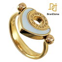 BVLGARI ブルガリ リング K18 PG シェル4号 【中古】