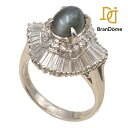 MIKIMOTO ミキモト PT アレキサンドライト 1.995ct ダイヤモンド 1.22ct リング 11号 【中古】