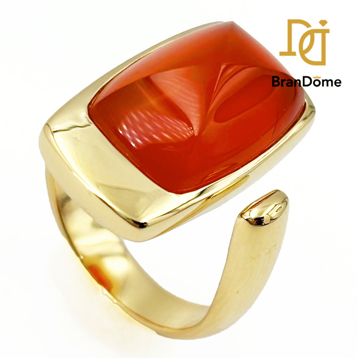 【中古】ブランド刻印ありK18YG...