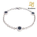 BVLGARI ブルガリ ブレスレット BB K18 WG オニキス チェーン長さ約19cm 【中古】