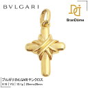 BVLGARI ブルガリ テンクロス K18 YG ペンダント 【中古】