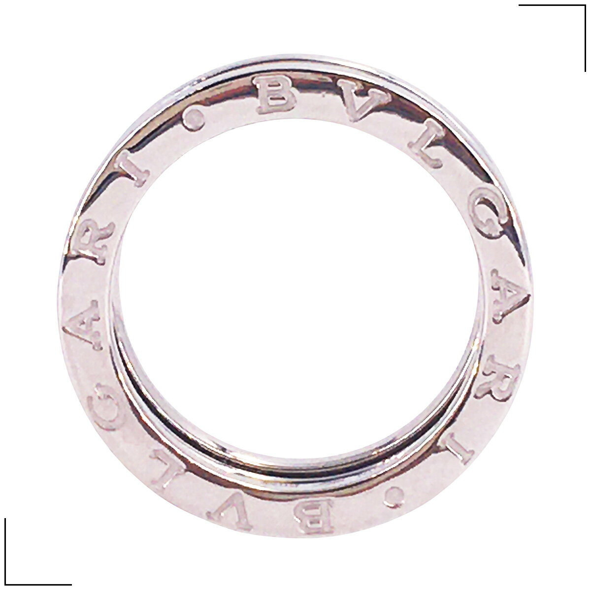 BVLGARI ブルガリ リング ビーゼロワン B-ZERO1 15号 K18 WG ホワイトゴールド 750...