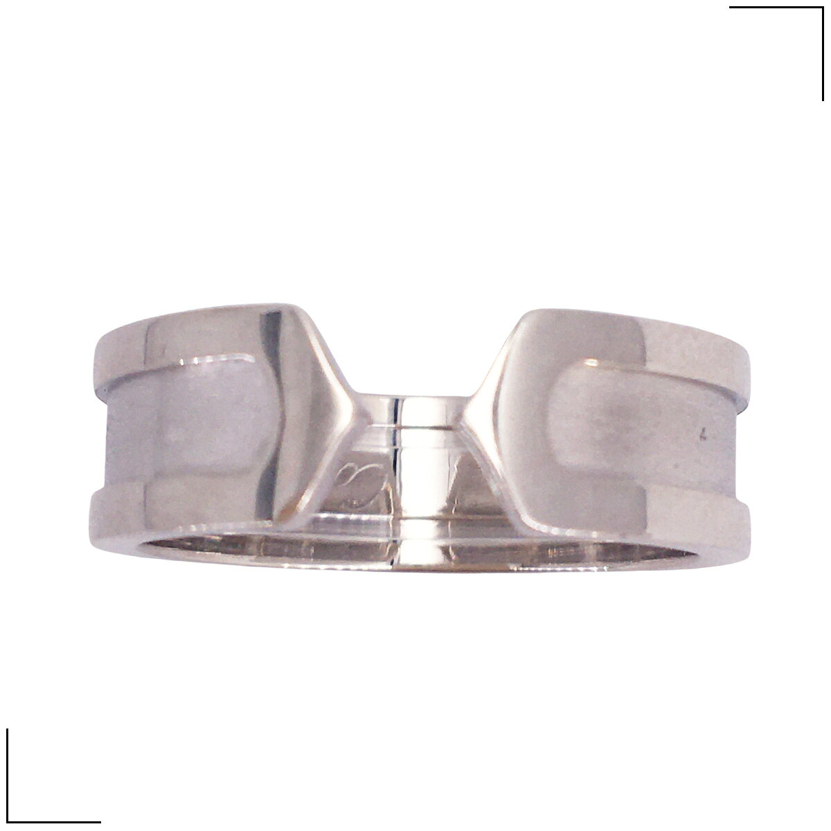 【中古】カルティエ Cartier リング シーツー C2 ダイヤモンド K18 WG ホワイトゴ...