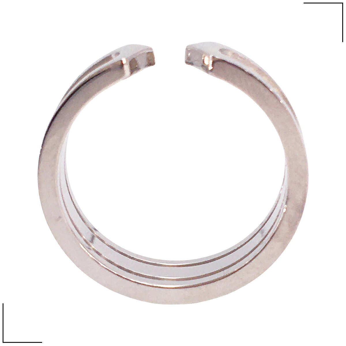 【中古】カルティエ Cartier リング シーツー C2 ダイヤモンド K18 WG ホワイトゴ...