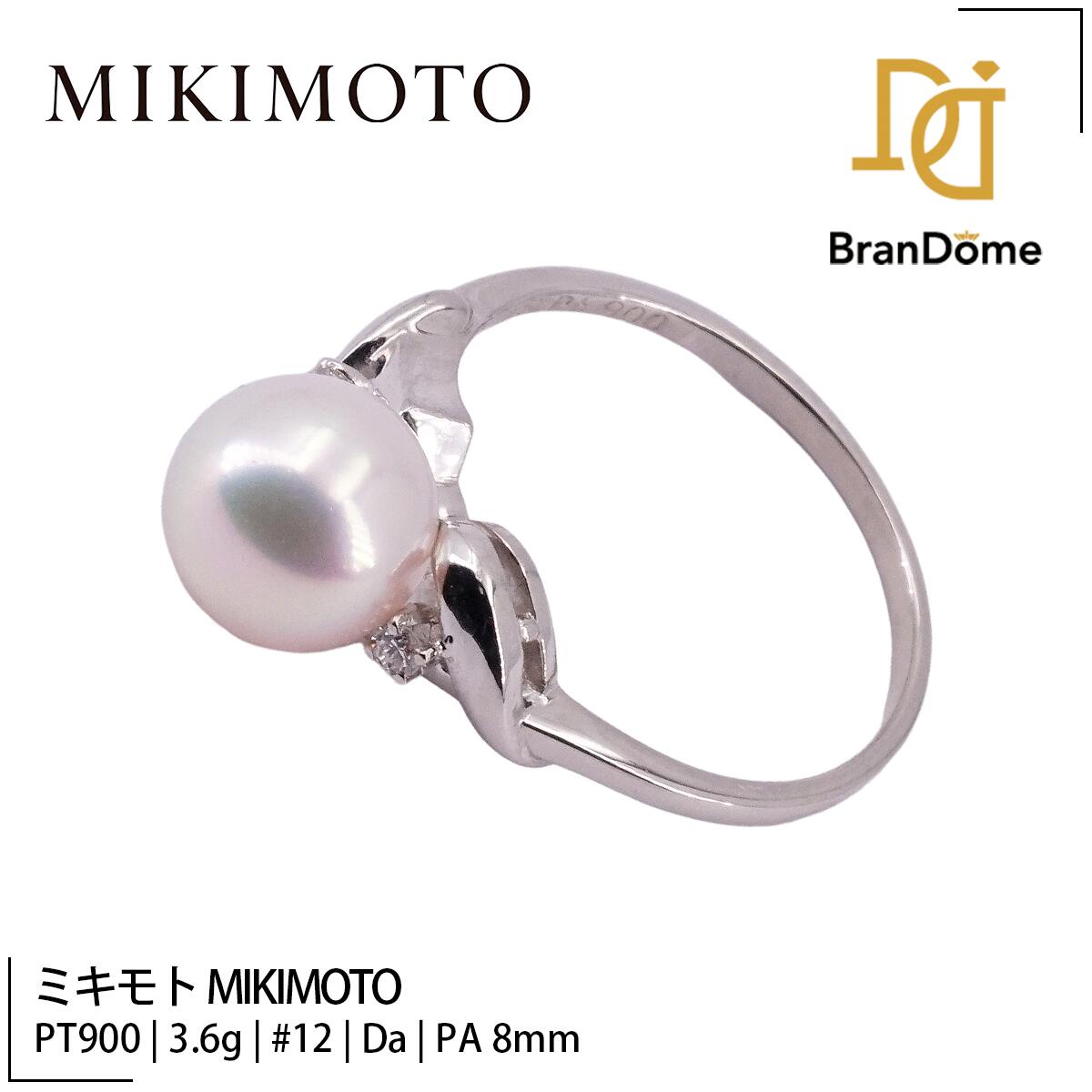 Rakuten - 【楽天スーパーSALE】【中古】 ミキモト MIKIMOTO 御木本 リング K18 WG ホワイトゴールド #52 約12号 指輪 750 レディース ジュエリー ring