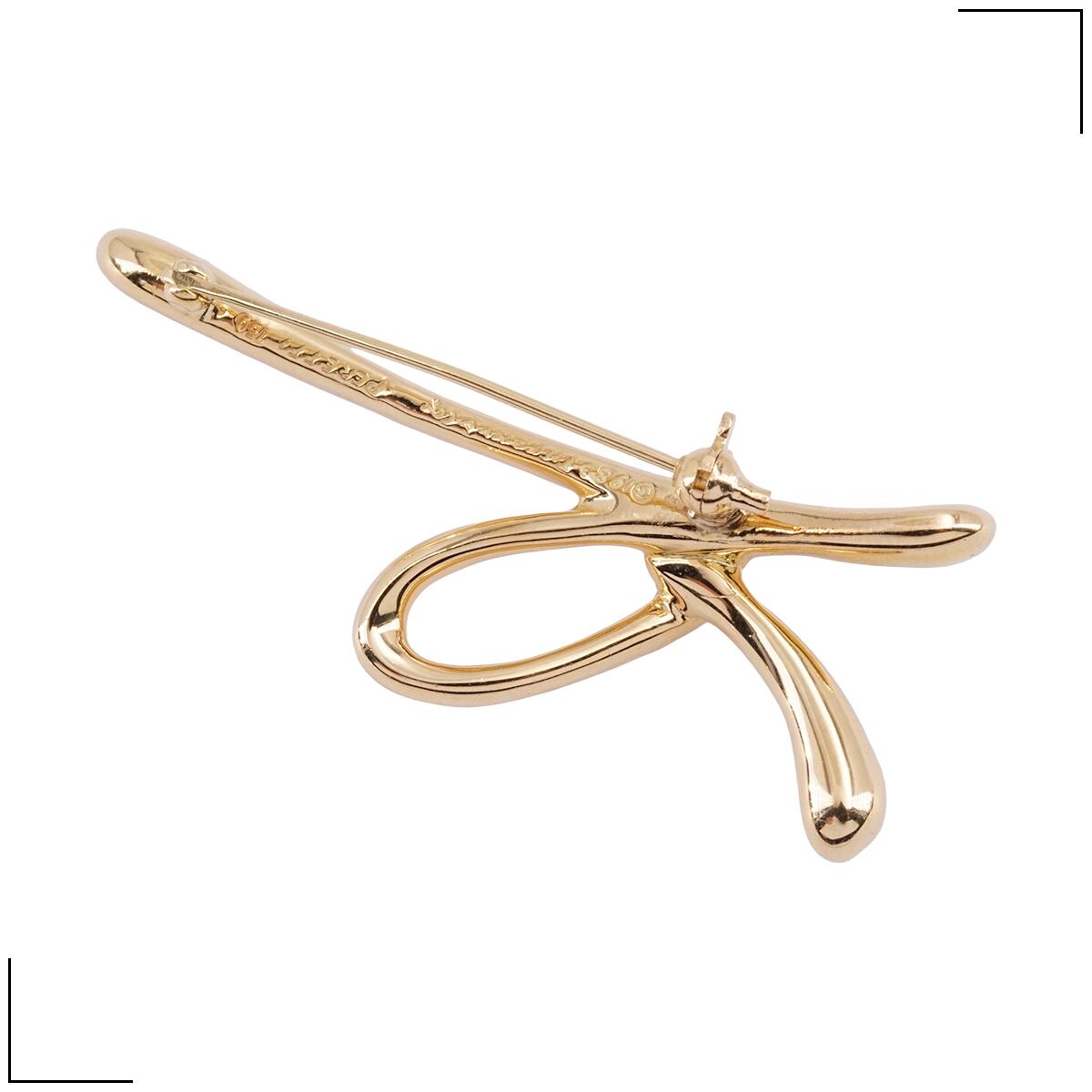 【中古】 ティファニー Tiffany & Co ブローチ イニシャル エルサ・ペレッティ Kモ...