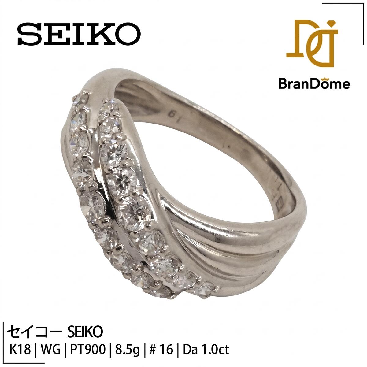 売り出し最激安 セイコー SEIKO ダイヤ 0.33ct ネックレス 40cm Pt 