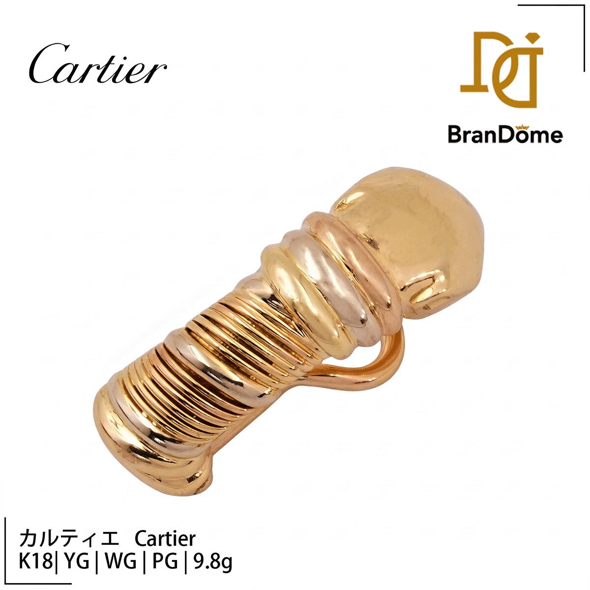 Rakuten - 【中古】 カルティエ Cartier イヤリング パンテール 片耳 スリーカラー K18 YG WG PG イエローゴールド ホワイトゴールド ピンクゴールド 750 レディース ジュエリー Panthere earrings