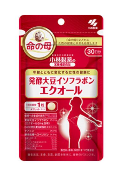 小林製薬 命の母 発酵大豆イソフラボン エクオール 30粒 8個セット【送料無料】