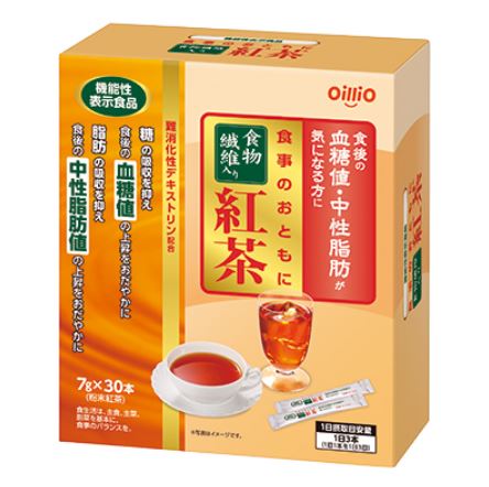 日清 食事のおともに 食物繊維入り 紅茶 30包 5個セット【送料無料】【機能性表示食品】日清オイリオ