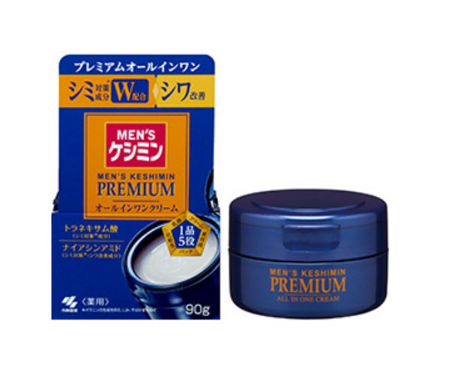 【医薬部外品】小林製薬 メンズケシミン プレミアム オールインワンクリーム 90g 4個セット【送料無料】